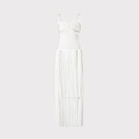 JELENA New Long Dress Sexy Suspenders Fringe Party Club, Street Socialite Elegant Bandage Maxi Dress