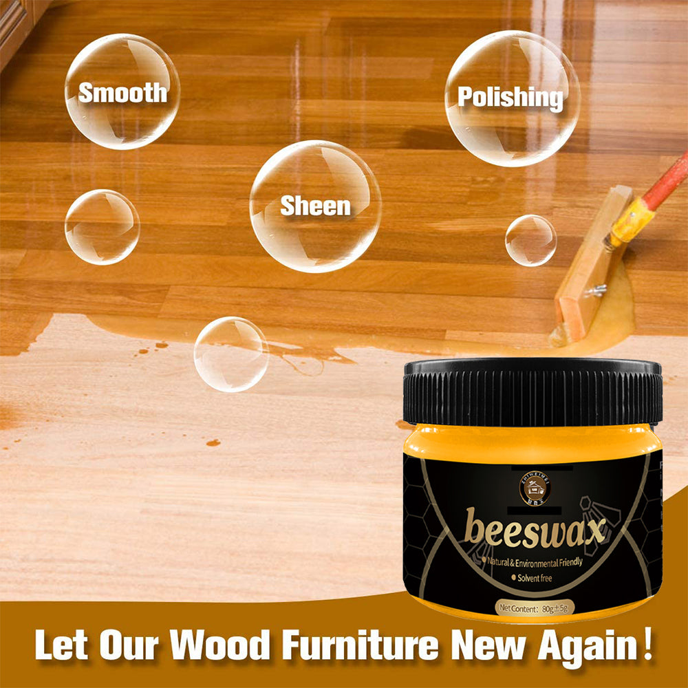 Beewax Multipurpose Wood Wax Cleaner and Polish for Furniture Protect