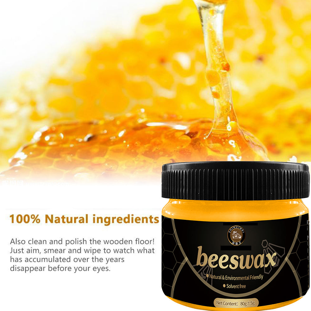 Beewax Multipurpose Wood Wax Cleaner and Polish for Furniture Protect