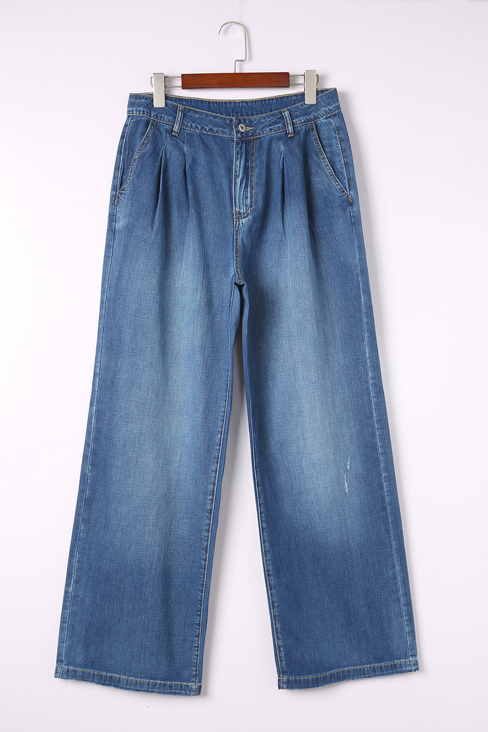 Women’s Blue Slouchy Wide Leg baggy Jeans