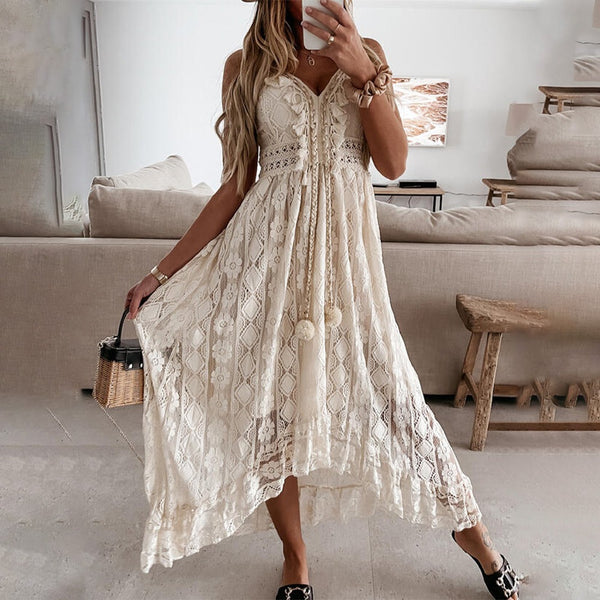 white dress, wedding dress, white party, boho dress, Style Bohemian, boho, bohemian, boho fashion, casual dresses, casual dress, cute casual dress, New arrivals, New Arrival, flower dress, lace dress