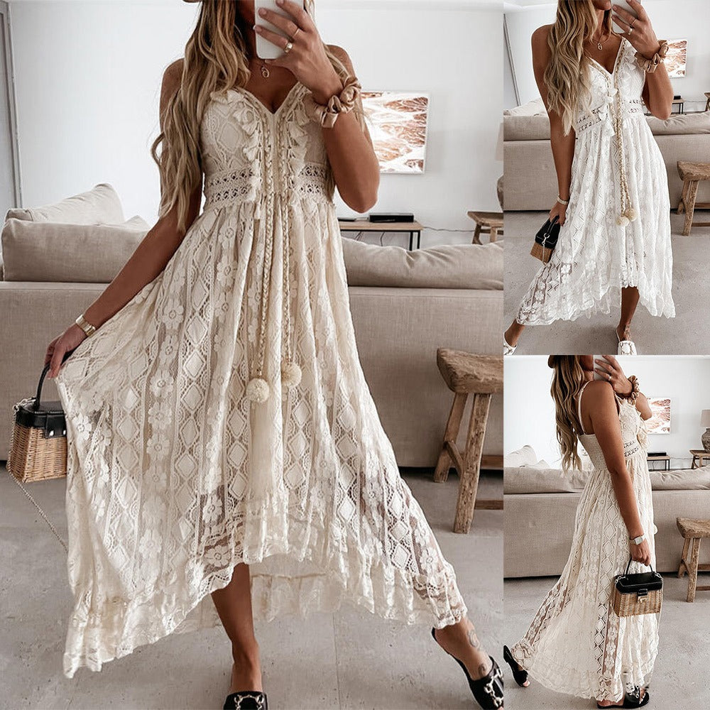 white dress, wedding dress, white party, boho dress, Style Bohemian, boho, bohemian, boho fashion, casual dresses, casual dress, cute casual dress, New arrivals, New Arrival, flower dress, lace dress