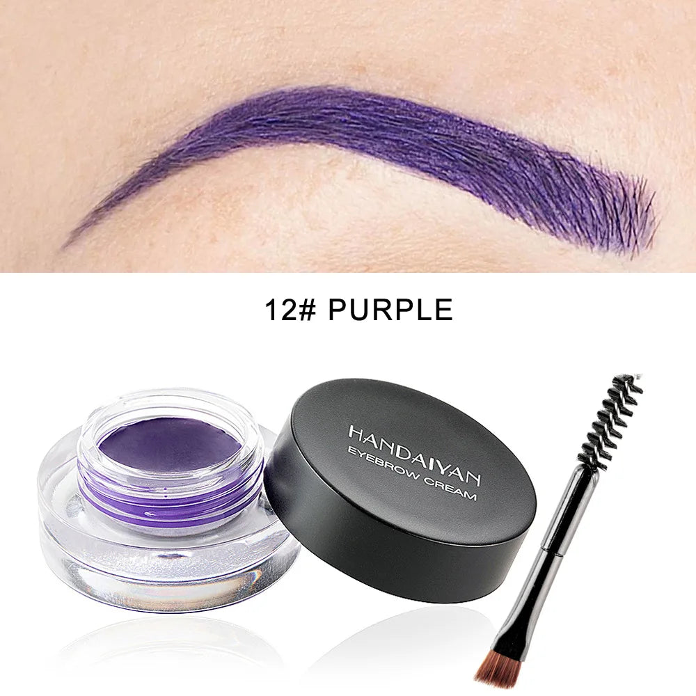 Colorful Eyebrow Tint Pomade Gel Enhancer Cosmetics Eye Brow