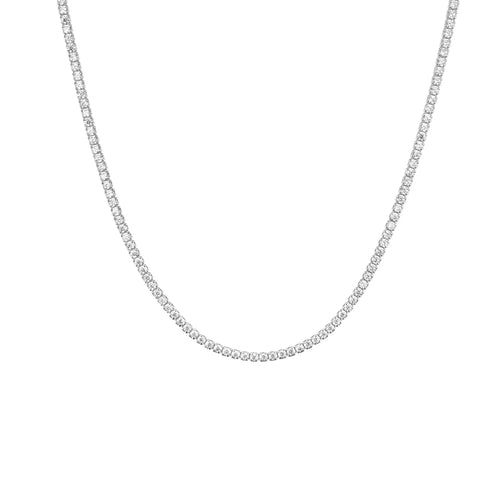 Dainty Tennis Necklace Choker 925 Sterling Silver Colorful Zircon Luxury Fashion Jewelry Necklaces