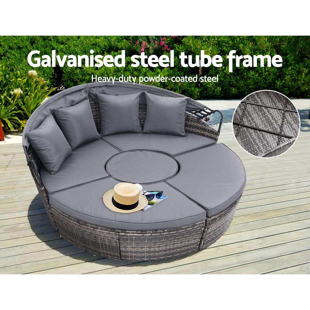 Gardeon Outdoor Lounge Setting Sofa Patio Furniture Wicker Garden