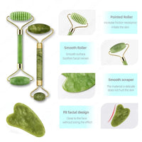 Gua Sha Face Massager Roller Jade Store Scraper Roller Massage for Face