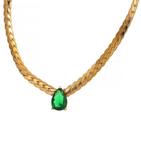 pear shape necklace, gold necklaces, gold choker necklaces, gold necklace with emerald pear shape , waterdrop necklace, snake chain necklaces for women, 14 inch necklace, 16 inch necklace, womens necklaces, birthdya gifts, fashion jewelry waterproof, designer jewelry, gold chains for women, tiktok jewelry, titkok fashion, nice jewelry, choker necklace with cuban chain, casual gold necklaces, emerald necklaces 