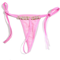 Sexy Thong Custom Name Letter Panties Personalized Underwear and G Strings Sexy Lingerie Gifts KESLEY