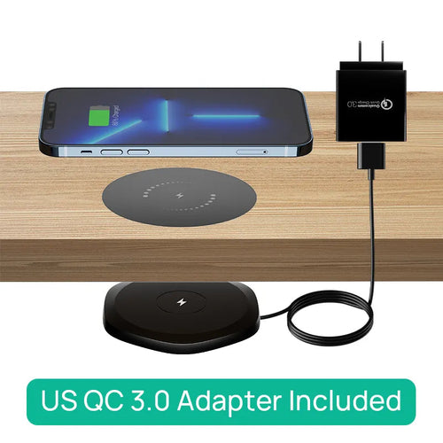 Invisible Wireless Charger 30mm Under Table QI Charger Furniture Desk