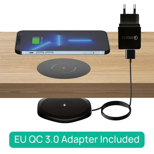 Invisible Wireless Charger 30mm Under Table QI Charger Furniture Desk