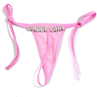 Sexy Thong Custom Name Letter Panties Personalized Underwear and G Strings Sexy Lingerie Gifts KESLEY