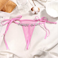 Sexy Thong Custom Name Letter Panties Personalized Underwear and G Strings Sexy Lingerie Gifts KESLEY