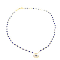 Evil Eye Lucky Bead Anklet 14k Gold Plated .925 Sterling Silver Diamond CZ Dainty Protection Anklets