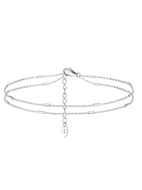 anklets, layered anklets, sterling silver anklets, .925 anklets, bathing suit jewelry, fashion jewelry, accessories, popular anklets, dainty anklets, gift ideas, designer luxury anklets, 