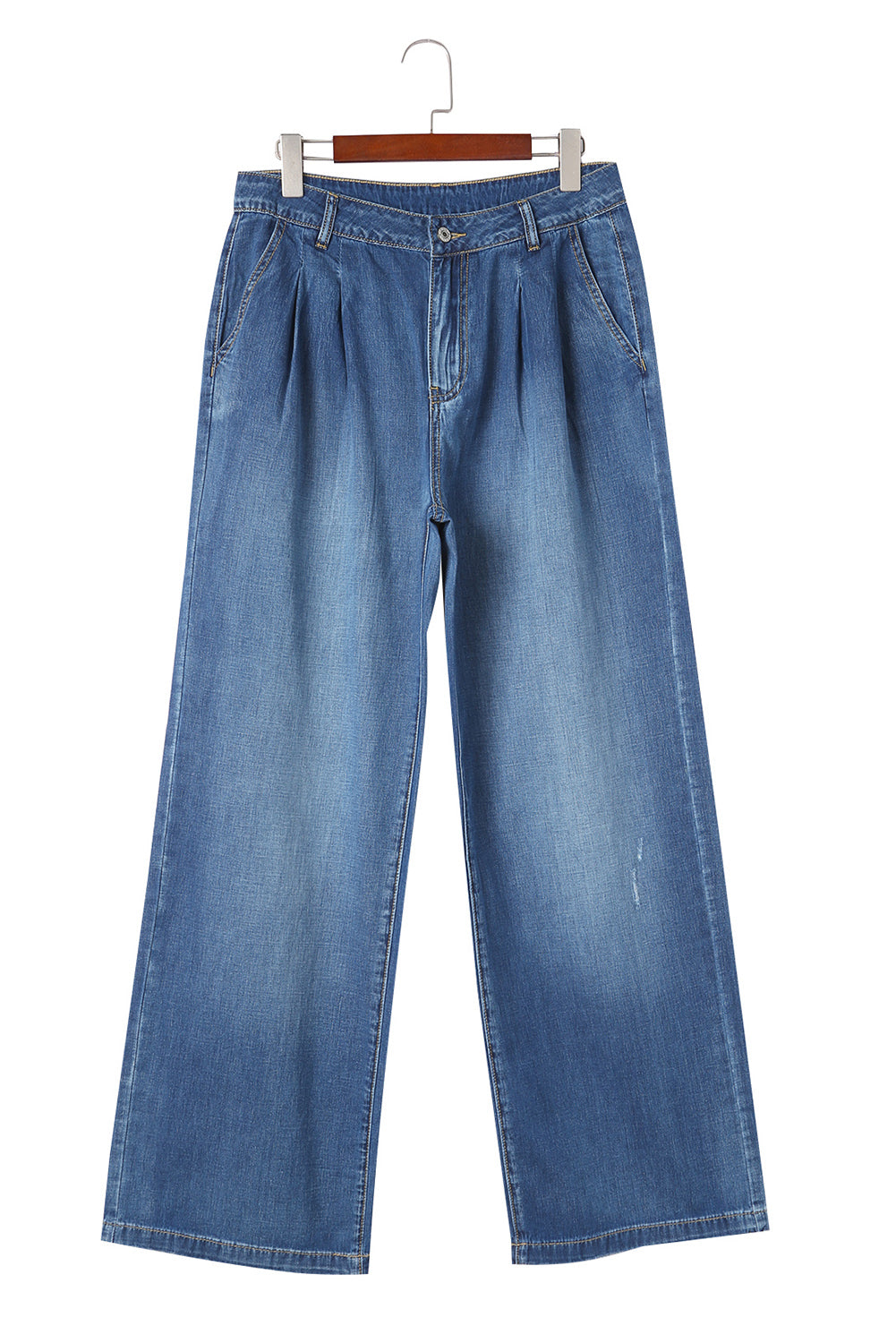 Women’s Blue Slouchy Wide Leg baggy Jeans