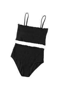 Black Smock High waisted swimsuits