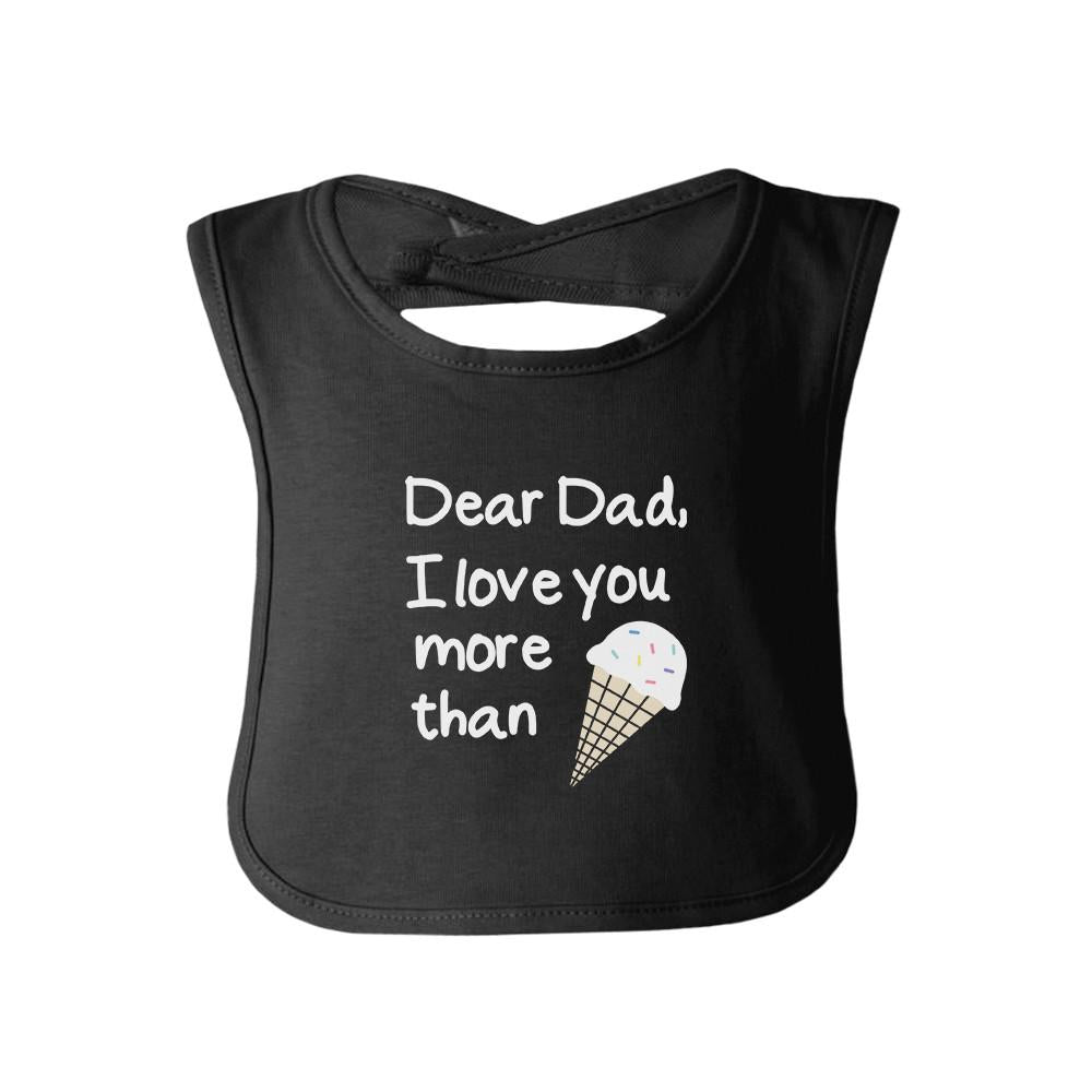 baby clothes, bibs, accessories, baby accessories, gift ideas, gift for dad, baby gifts for dad, graphic baby accessories, cute baby clothes, dear dad bibs, baby accessories