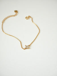 Gold plated bracelets, flower bracelet, clover, Van cleef bracelet inspired, waterproof dainty necklaces, Kesley Boutique  