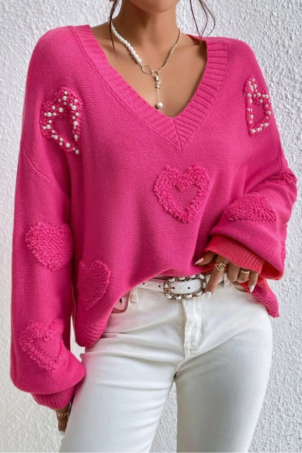 sweaters, long sleeve shirts, tops, blouses, shirts, pink sweaters, pink sweater, cute clothes, long sleeve sweaters, outfit ideas, cute clothes, women's clothing, v neck sweaters, v neck shirts, fuzzy sweaters, christmas gifts, warm sweaters 