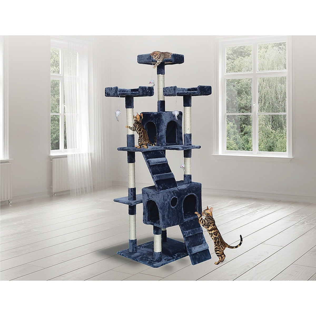 180cm Cat Tree Scratching Post Scratcher Tower Condo House Furniture Cat Tree Cat House