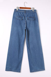 Women’s Blue Slouchy Wide Leg baggy Jeans