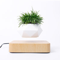 Floating Planter Magic Novelty Levitating Rotation Flowerpot Magnetic Levitation FlowerPot