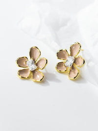 earrings, flower earrings, big stud earrings, big flower earrings, enamel earrings, enamel jewelry, nice earrings, new jewelry, new womens fashion, fine jewelry, designer earrings, big stud earrings, earrings that dont tarnish, tarnish free earrings, tarnish free jewelry, kesley fashion, kesley jewelry, gift ideas, birthday gifts ideas, anniversary gift ideas, fashion accessories, designer jewelry for cheap