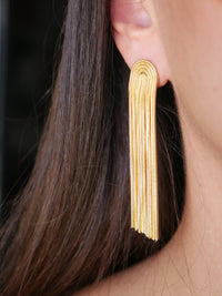 earrings, gold earrings, gold plated earrings, big earrings, long earrings, fringe tassel earrings, statement earrings, birthday gifts, anniversary gifts, big earrings, gold jewelry, gold plated jewelry, gold accessories, fashion jewelry, party earrings, earrings for special occasion, gold plated jewelry, designer jewelry, fashion jewelry, dangly earrings, gold statement earrings, gold accessories, trending jewelry , kesley jewelry