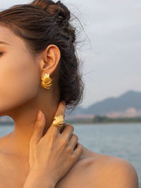 Earrings, gold earrings, big gold earrings, gold stud earrings, statement earrings, gold accessories, fashion jewelry, affordable jewelry, designer jewelry, chunky gold earrings, earring ideas, big gold stud earrings, fine jewelry, trending on tiktok, gold plated jewelry, gold plated earrings, chunky gold earrings, elegant jewelry, jewelry for special occasions, chunky gold accessories, trending accessories, new earrings, kesley jewelry, top jewelry stores, big earrings, cool jewelry, earring ideas