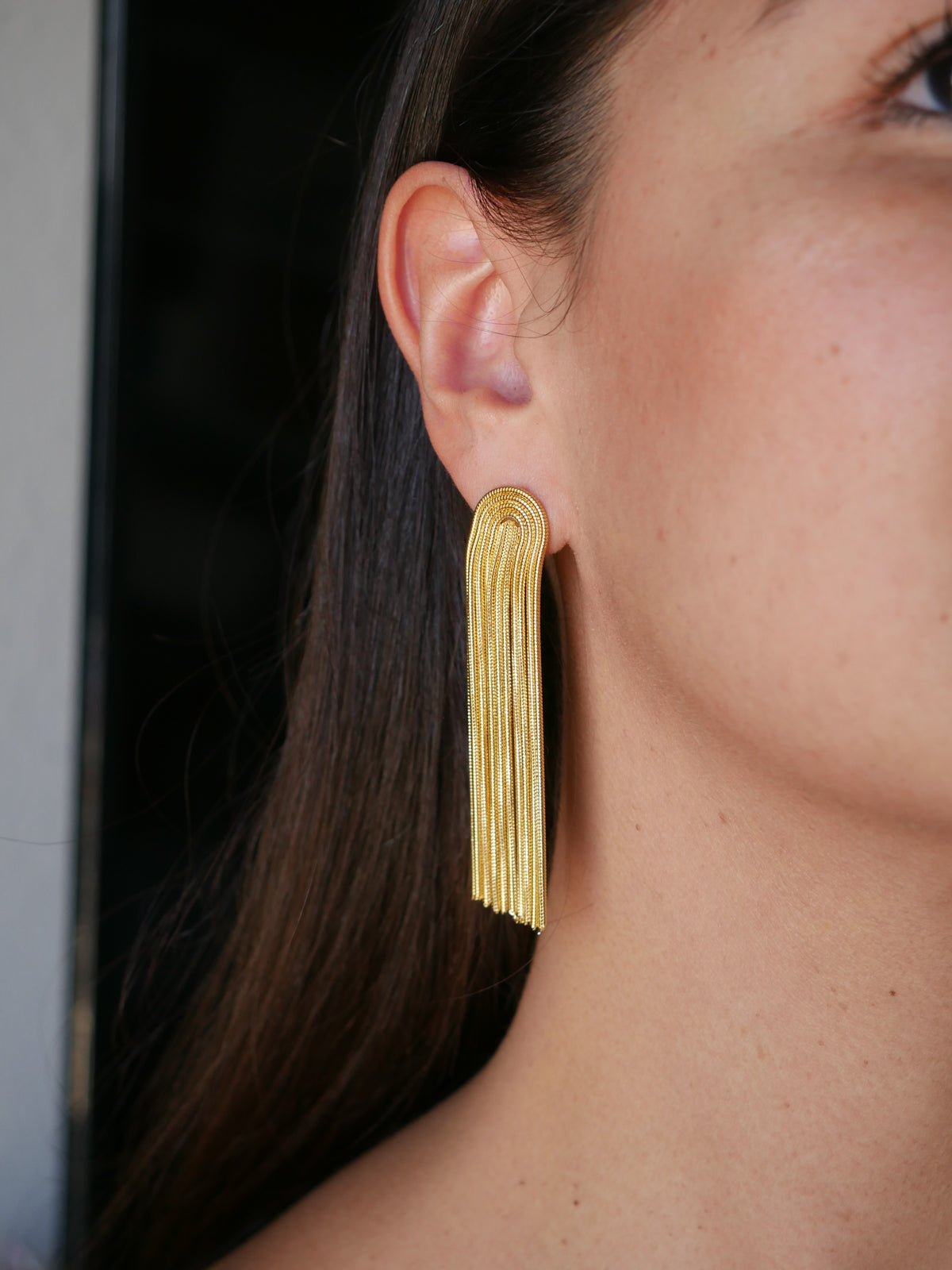 earrings, gold earrings, gold plated earrings, big earrings, long earrings, fringe tassel earrings, statement earrings, birthday gifts, anniversary gifts, big earrings, gold jewelry, gold plated jewelry, gold accessories, fashion jewelry, party earrings, earrings for special occasion, gold plated jewelry, designer jewelry, fashion jewelry, dangly earrings, gold statement earrings, gold accessories, trending jewelry , kesley jewelry