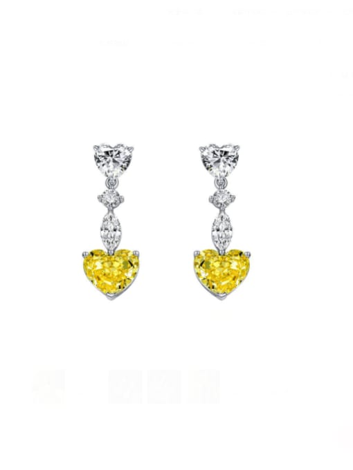 earrings, yellow diamond earrings, heart shape earrings, fine jewelry, heart jewelry, womens earrings, jewelry for special events, wedding jewelry, nice earrings, cute earrings, sparkly earrings, shiny earrings, big rhinestone earrings, earrings for special occasions, earrings for sensitive ears, hypoallergenic earrings, fashion jewelry, trending jewelry 