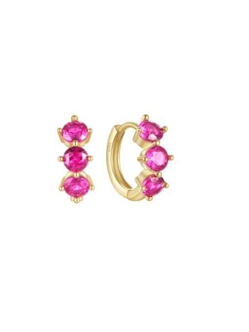 earrings, hoop earrings, gold plated earrings, pink earrings, pink rhinestone earrings, gold plated earrings, hoop earrings, chunky hoop earrings, earring ideas, birthday gifts, anniversary gifts, kids earrings, designer jewelry, hypoallergenic earrings, small hoop earrings, designer jewelry, kesley jewelry