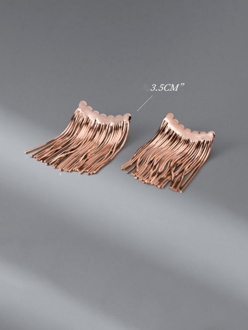 earrings, rose gold earrings, statement earrings, designer earrings, birthday gifts, anniversary gifts, holiday gifts, rose gold statement earrings, fashion jewelry, hypoallergenic earrings, rose gold accessories, rose gold earrings, tassel earrings, fringe earrings, boho jewelry, big earrings, statement earrings, kesley jewelry, popular jewelry, kesley jewelry