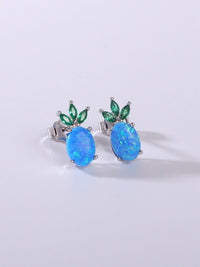 earrings, stud earrings, pineapple stud earrings, opal earrings, opal jewelry, opal jewelry, hypoallergenic earrings, silver earrings, pineapple jewelry, rhinestone stud earrings, silver jewelry, silver stud earrings, nickel free earrings, opal earrings, birthdya gifts, anniversary gifts, christmas gifts, fashion jewelry, statement earrings, 925 sterling silver jewelry, silver earrings, silver stud earrings, pineapple jewelry, rhinestone jewelry, trending 