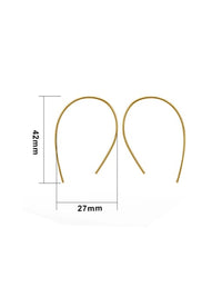 earrings, gold plated, thin hoop earrings, gold earrings, sterling silver earrings, wire earrings, cool jewelry, streetwear jewelry , cool jewelry, cool earrings, kesley jewelry , light weight earrings, kesley jewelry, fashion jewelry, designer jewelry