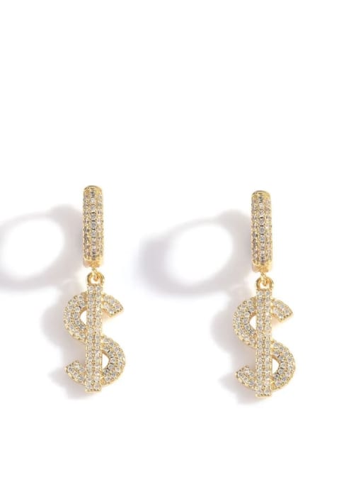 earrings, hoop earrings,  dollar sign earrings, hoop earrings, rhinestone dangle earrings, cool jewelry, birthdya gifts, anniversary gifts, cheap jewelry, affordable jewelry, huggie earrings, hoop earrings with money sign, money sign jewelry, gold earrings, gold plated earrings, fashion jewelry, statement earrings, kesley jewelry 