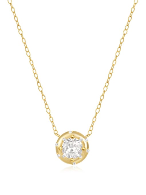 necklaces, gold necklaces, gold plated necklaces, dainty gold plated necklace with diamonds, round diamond necklace, cute necklaces, nice jewelry, trending jewelry, waterproof jewelry, tarnish free jewelry, trending jewelry, jewelry websites, kesley fashion, kesley jewelry, nice jewelry, trending, viral jewelry 