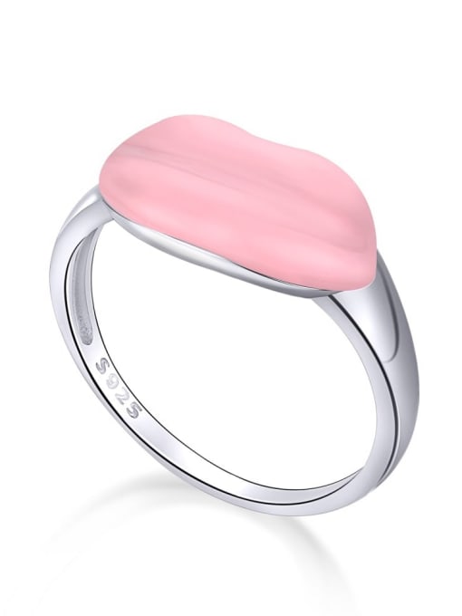 Lipstick Lip Ring 925 Sterling Silver Luxury Waterproof Statement Fashion Rings