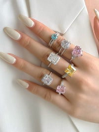 ring, rings, engagement rings, cocktail rings, womens rings, cute rings, solitaire rings, yellow diamond rings, pink diamond rings, emerald cut rings, ring stacking ideas, nice rings, tarnish free rings, waterproof rings, waterproof jewelry, sterling silver rings, nickel free jewelry, nice jewelry, fine jewelry, womens jewelry, big diamond rings, fake diamond rings, nice rhinestone rings, designer jewelry, stack rings, double rings, Kesley Boutique 