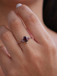 rings, silver ring, garnet rings, garnet gemstone ring, dainty rings, dainty birthstone rings, dainty silver rings, trending on tiktok and instagram, birthstone jewelry, cool rings, unique rings, jewelry, accessories, fashion jewelry, gift ideas, anniversary gift ideas, gemstone engagement rings, fine jewelry, pandora rings, tiffanys rings, designer jewelry, red rings , ring 