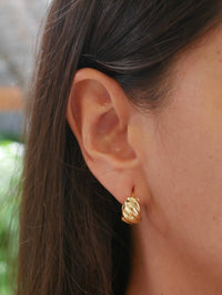 earrings, gold earrings, chunky gold earrings, hoop earrings, small hoop earrings, statement earrings, fashion jewelry, designer jewelry, chunky earrings, croissant earrings, gold plated jewelry, sterling silver earrings, 925 earrings, birthday gifts, anniversary gifts, gold jewelry, gold huggie earrings, hoop earrings, popular jewelry styles, affordable jewelry, earrings ideas, gold accessories, kesley jewelry