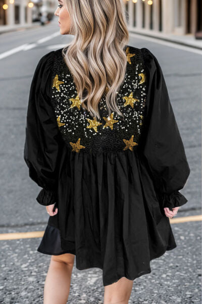 dresses, black dresses, long sleeve dresses, casual dresses, cute winter dresses, casual dresses, womens fashion, womens clothing, tiktok fashion, loose fit dresses, black dress, black dresses, short dresses, long sleeve dress, womens fashion, cute clothes, nice womens dress, popular womens clothing, nice dresses, sequin dresses, dress with stars, birthday outfit ideas, daytime dresses