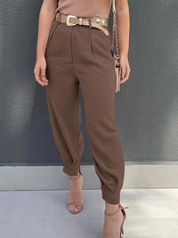 High Waisted Cropped Trouser Pants for Ladies  Dress Pants