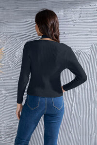 Sweaters, Sweater, Long Sleeve Top, halter top, long sleeve, blue top, Women’s fashion, women’s clothing, cute clothes, women’s clothes, comfortable women’s clothing, outfit ideas