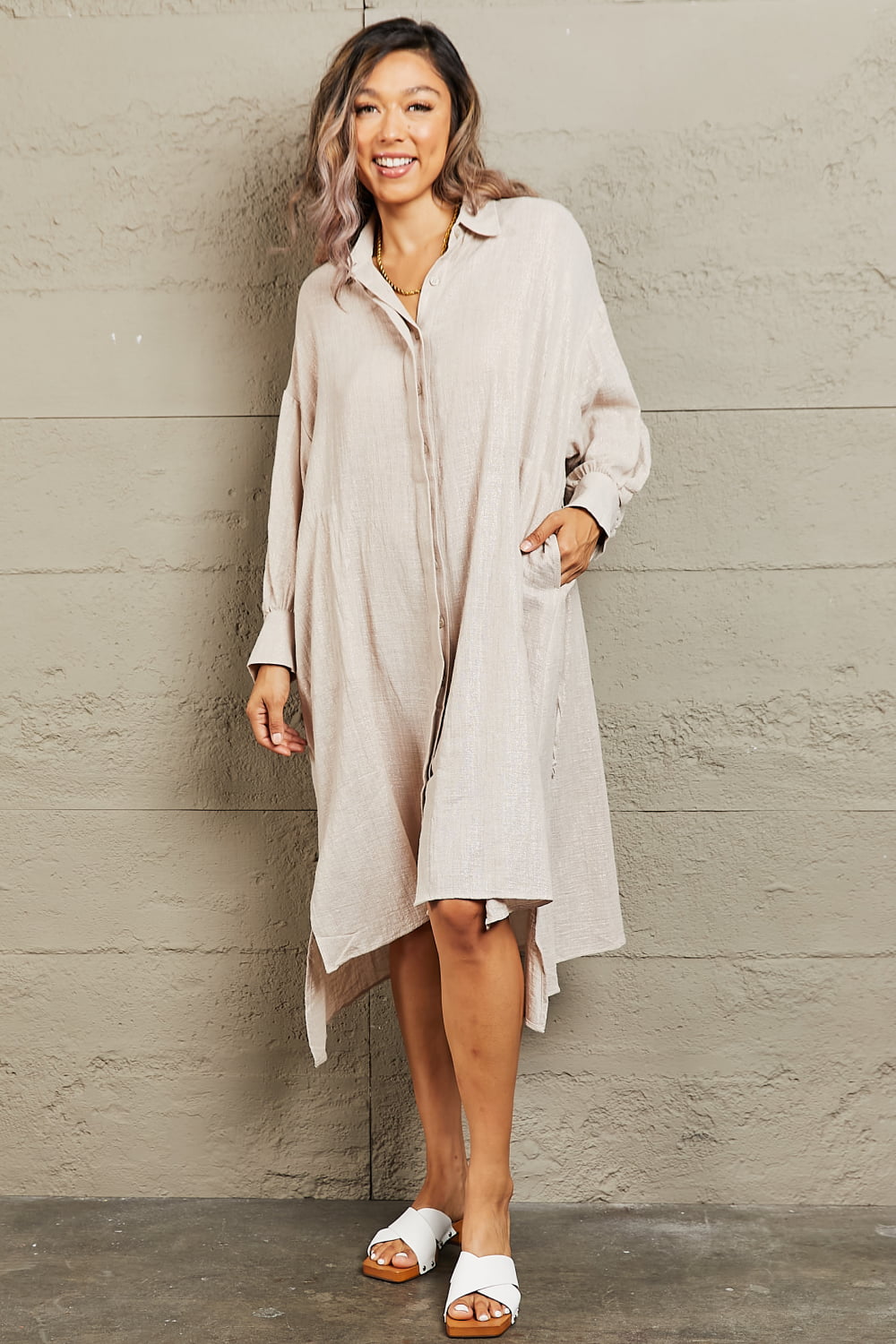 dresses, dress, long sleeve dress, casual dress, button down dresses, womens clothing, womens fashion, outfit ideas, long sleeve dresses, khaki dress, 