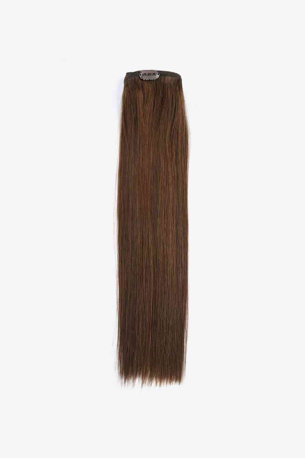 Indian Human Hair Clip-in Hair Extensions 20 inches long Straight Hair   120g