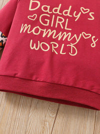 DADDY'S GIRL MOMMY'S WORLD Leopard Top and Pants Set Baby Fashion and Gifts Kids Fashion