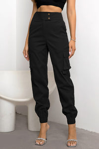 Women's High Waist Cargo Pants