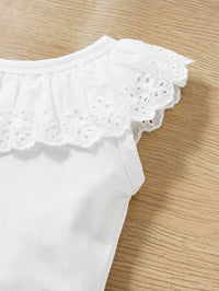 Round Neck Tank and Bloomers Set Baby Girl Fashion Clothing and Gifts Outfit matching Set