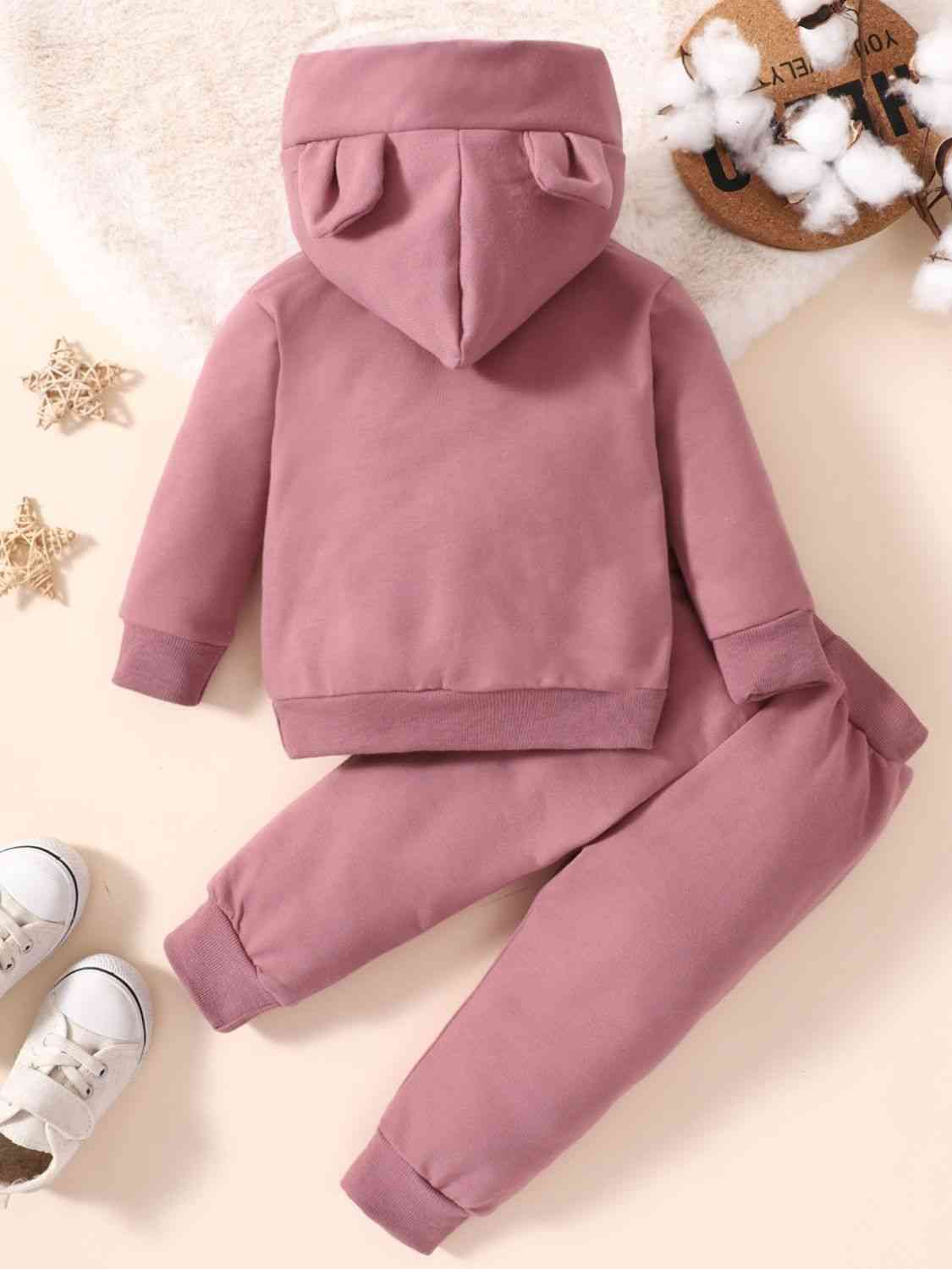 Kids Long Sleeve Hoodie and Joggers Set Baby Sweatpants Baby Fashion Clothing and Gifts Cotton Clothing